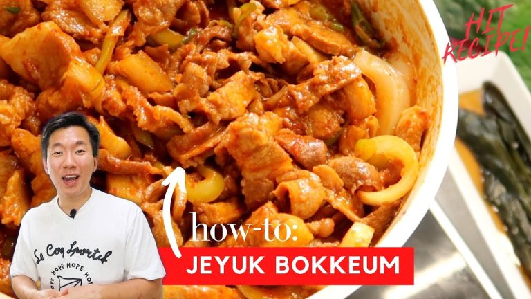 How to: Classic Jeyuk Bokkeum | Korea's Spicy Stir-Fried Pork!