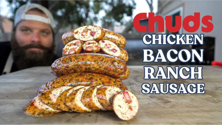 Chicken Bacon Ranch Sausage! | Chuds BBQ