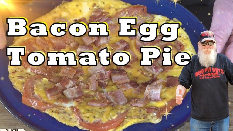 The Bacon Egg Cheese Tomato Pie Anytime Breakfast