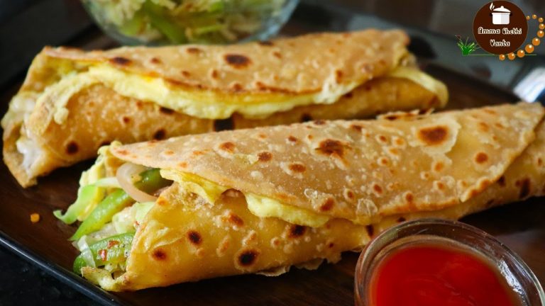 ఇలా చేసుకొని ఒక్కటి తిన్నా చాలు కడుపు నిండిపోతుంది😋Chapathi Egg Roll👌Quick Snack Recipe In Telugu
