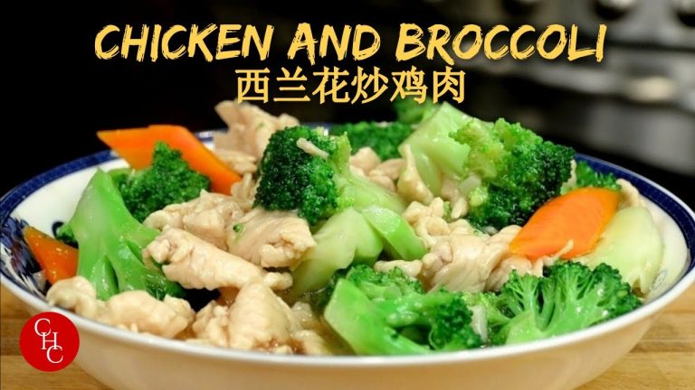 Chicken and Broccoli, is this one of your favorite Chinese takeout dishes? 西兰花炒鸡肉