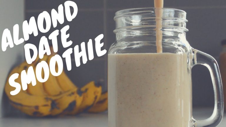 ALMOND DATE SMOOTHIE RECIPE | Best Smoothie Ever!