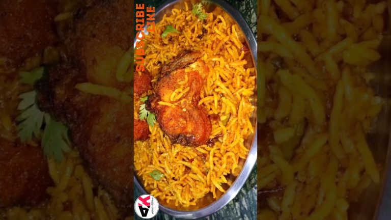 Fish Biryani in Pressure Cooker | Fish Biryani Recipe #shorts #viral  #shortvideo #ashaskitchen