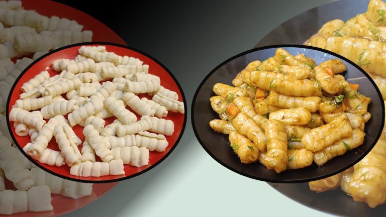 আটাৰে বনোৱা এটা সোৱাদ লগা Snacks Recipe |Healthy Handmade Atta Pasta Recipe in Assamese