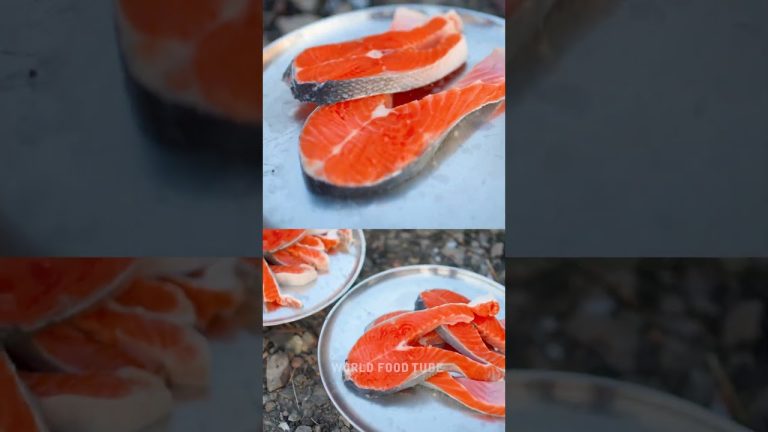 Salmon Fish Recipe | DUBAI SEA FOOD | WORLD FOOD TUBE