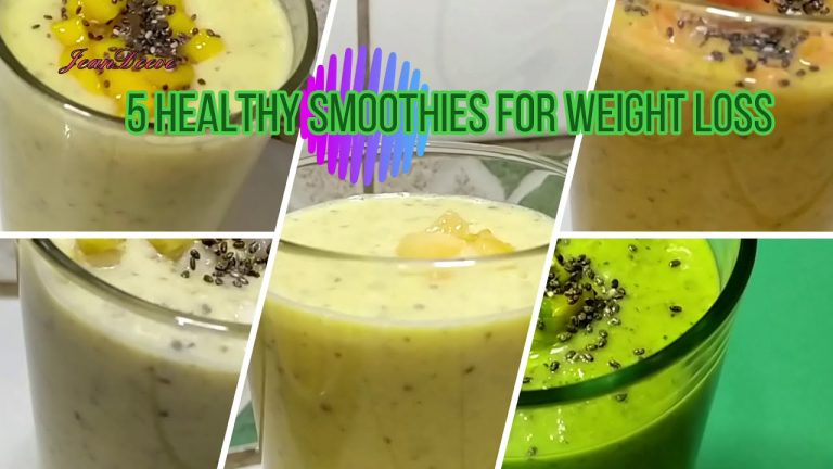 5 Healthiest Smoothie Recipes For Weight Loss