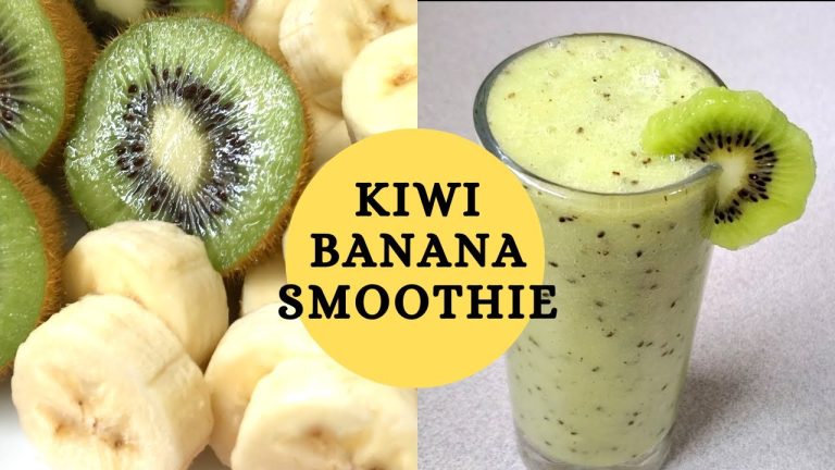Kiwi Banana Smoothie | Healthy Smoothie | Smoothie Recipes | Weight loss smoothie | Healthy drink