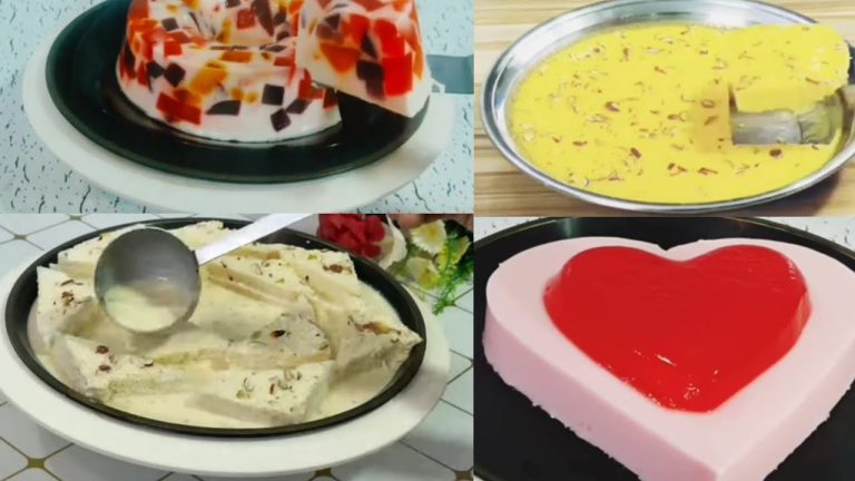 4 Ramadan Dessert Recipes-Ramadan Recipes-Ramadan Special-Jello pudding-Egg Pudding-Bread Malai
