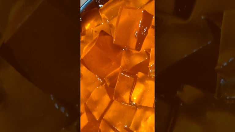 Orange jelly #jelly #orangejelly #instantrecipe  #food #recipe #shorts