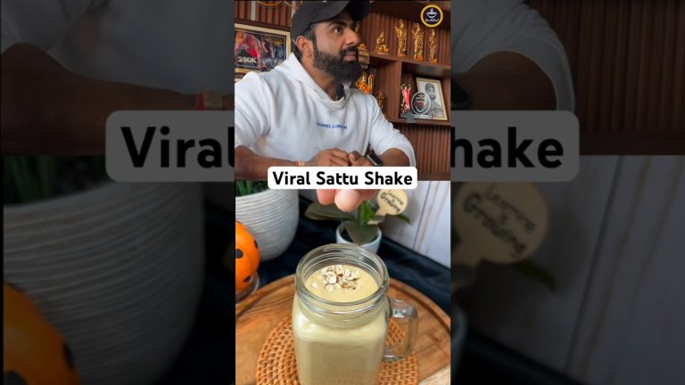 Viral Sattu Shake Recipe | Healthy Protein Shake for Weight Loss | High Protein Desi Smoothie