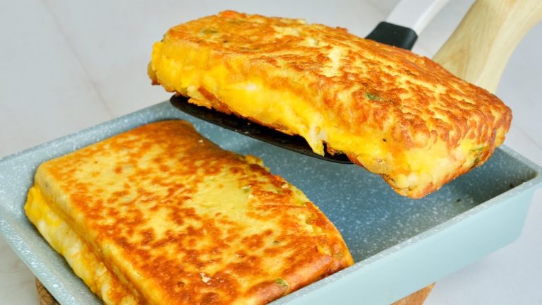 A delicious recipe to eat Tofu for Breakfast! Tofu Toast Without Bread! [Vegan]