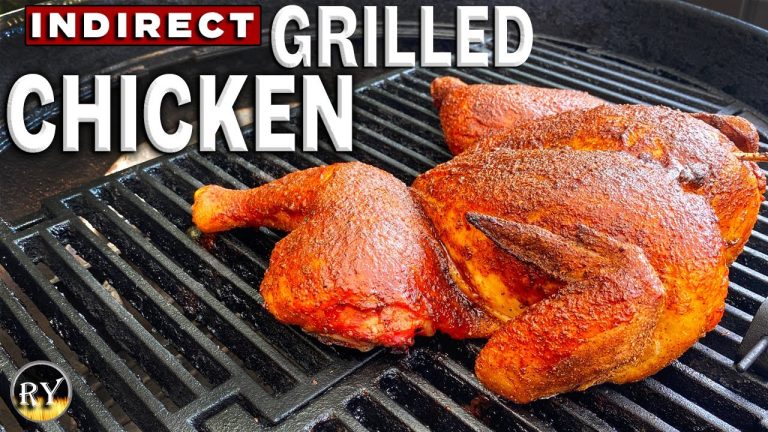 Crispy & Juicy Chicken Grilled On The Weber Kettle