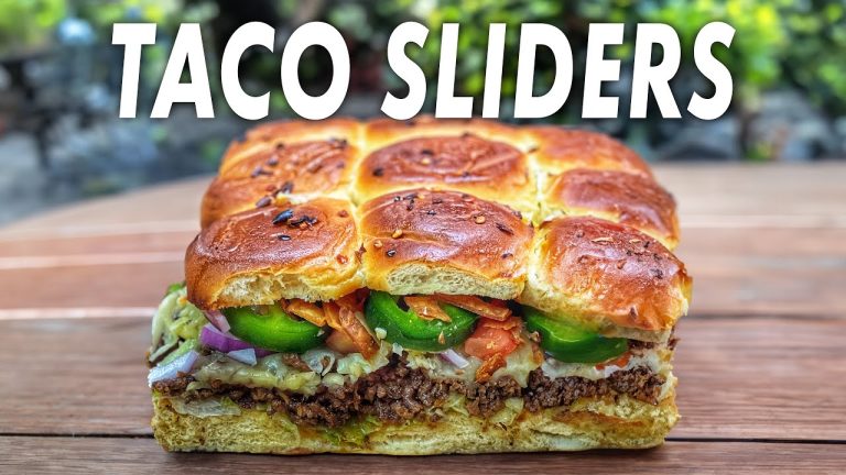 Taco Sliders – Including My (Not So) Secret Taco Meat Recipe