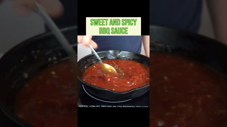 Sweet and Spicy BBQ Sauce – Great Homemade Barbecue Sauce Recipe