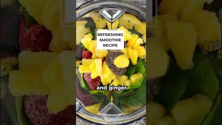 Refreshing smoothie recipe|How to Make a Breakfast Smoothie#viral #shortsvideo#smoothie #healthy