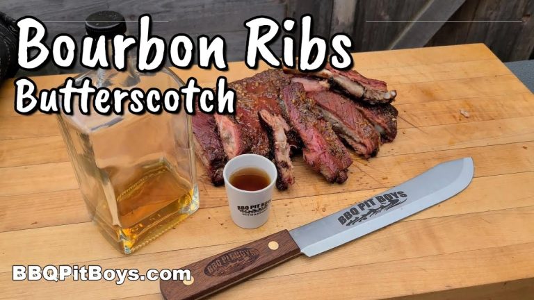 Butterscotch Bourbon Ribs