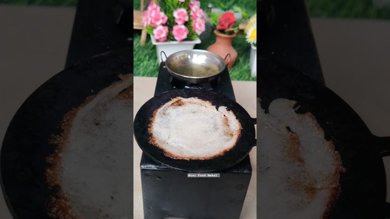 Mini Crispy Dosa Recipe 🤤😋 #shortvideo #minifoodmahal #dosa #ytshorts