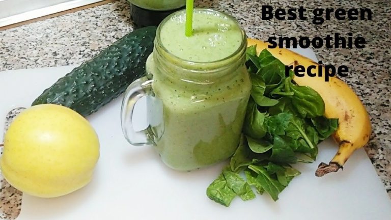 Green smoothie | Quick and easy green smoothie recipe