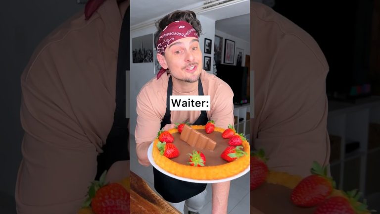 Dad jokes pt.1, chocolate cake in a restaurant😌🍰| CHEFKOUDY