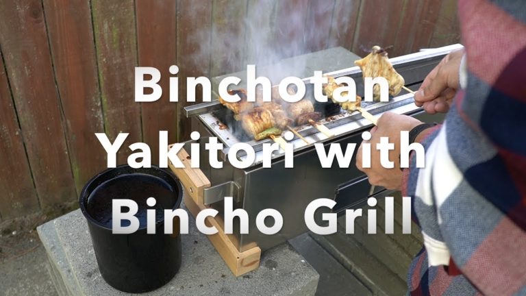 Yakitori Equipment Review:  Grilling Yakitori with Binchotan on the 24 Inch Bincho Grill