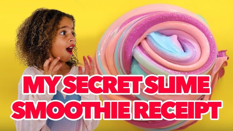 MY SECRET SLIME SMOOTHIE RECIPE !!!