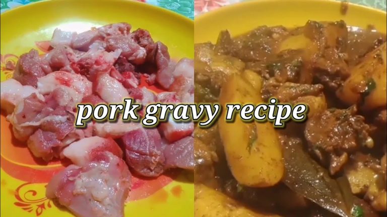 pork gravy recipe cooked my MKN