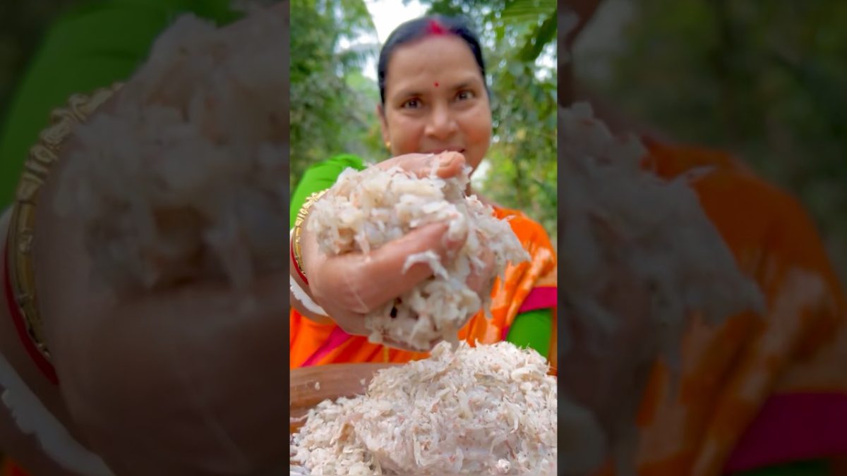 লক্ষ্মী Chingrir Borar Tok Recipe | Unique Fish Recipe #shorts #fish #sea #chaatlover