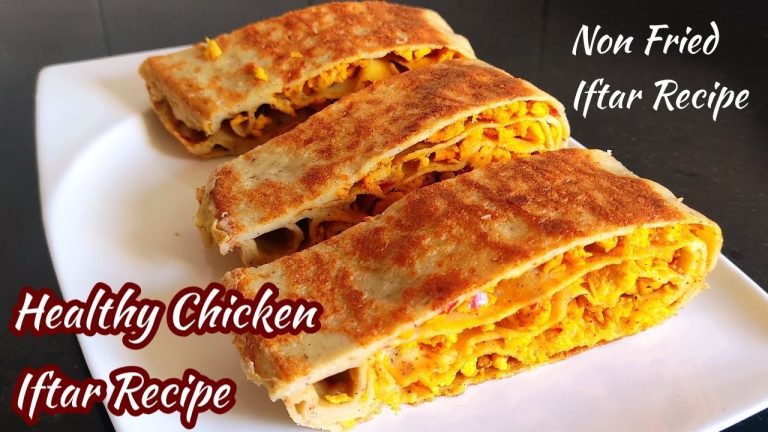 Healthy Chicken layered Iftar Recipe / Non Fried Iftar Recipe / Ramadan Special Recipe