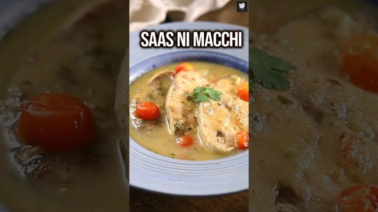 Saas Ni Macchi Recipe | How To Make Rawas Curry | Parsi Fish In White Gravy#getcurried#shorts#recipe