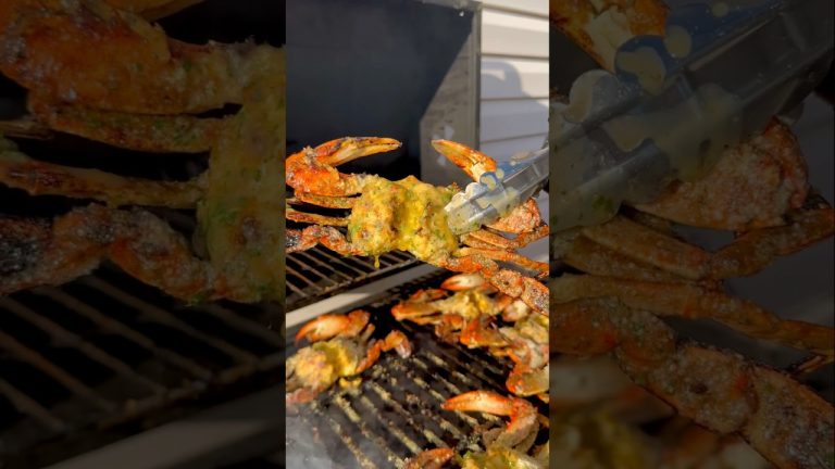 Chargrilled Blue Crabs #mealsbyaldenb #southernmade #bluecrab