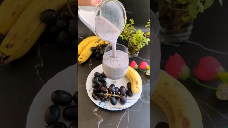 BananaGrapeSmoothie #viral #trending #ytshorts #shorts
