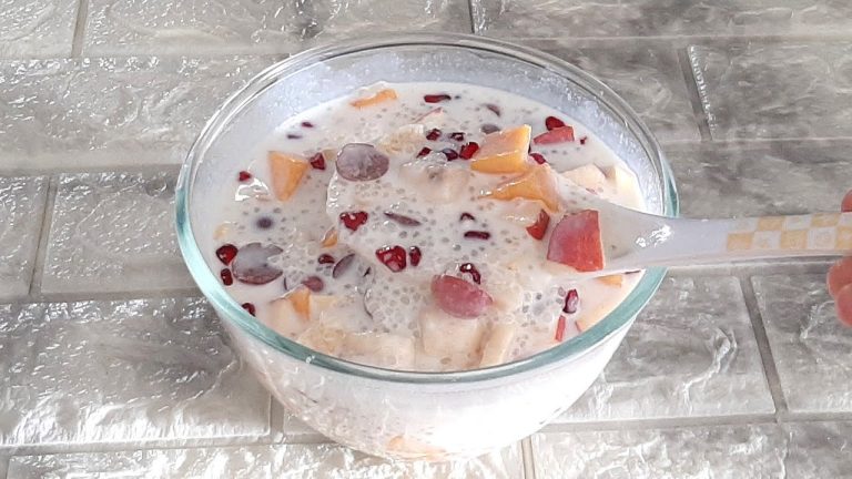 Easy Sago Dessert || Ramadan Special Fruits Dessert Recipe