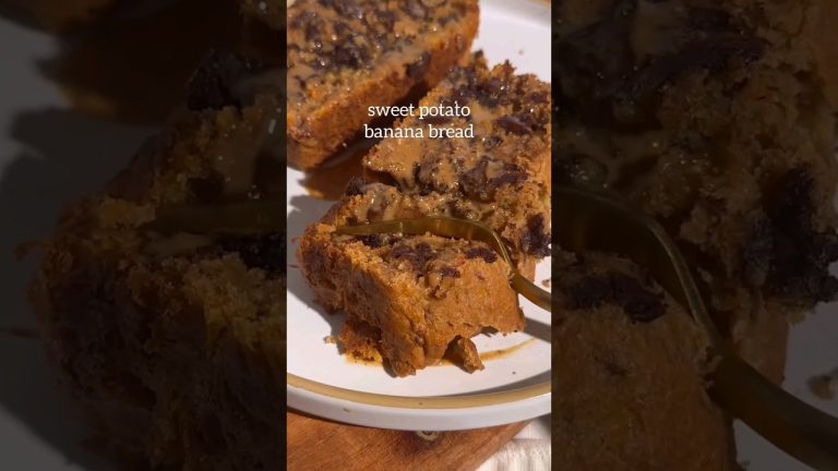 Potato-licious Banana Bread  🍌 #healthyrecipes #shorts  #bananabread #veganrecipes #healthyfood