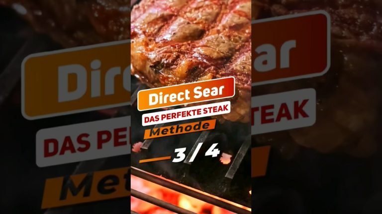 Perfektes Steak grillen: Direkt grillen | Methode 3/4 #bbq #grillen #directsear
