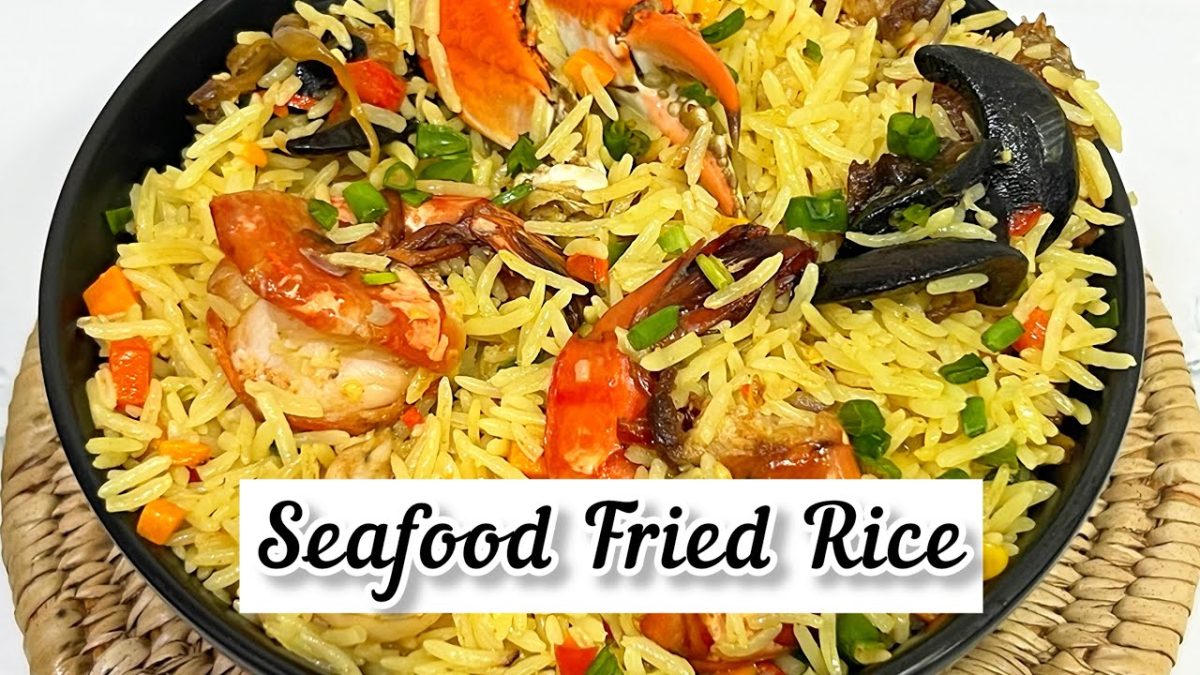 How to prepare Seafood Fried Rice| Step by Step Fried Rice Recipe