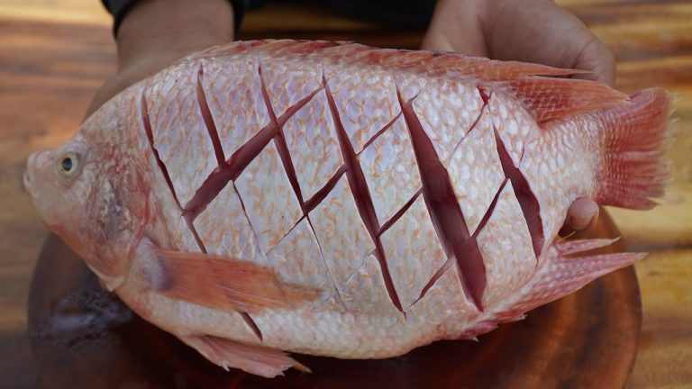 Quick and Easy Steamed Red Fish Recipe | Steamed Fish With Lime and Ginger