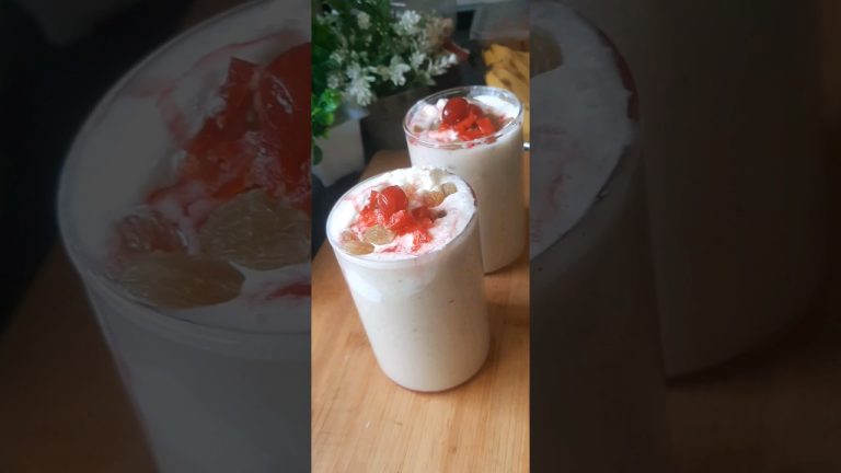 Strawberry Banana Milkshake Recipe, #viralvideo #food #subscribe