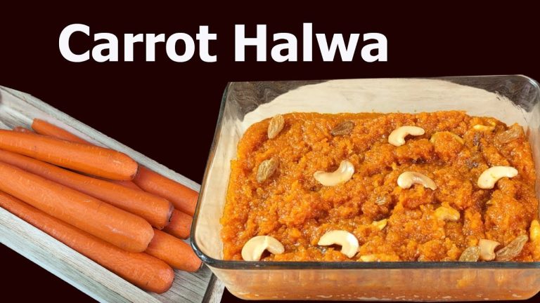 Carrot Halwa | Gajar Ka Halwa Recipe | Homemade Carrot Halwa | Indian Dessert Recipe