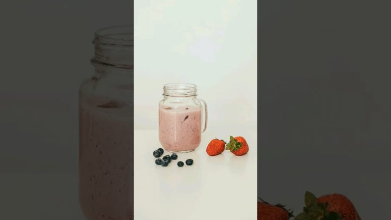 Banana Blueberry Smoothie For Weight Loss #smoothie #smoothierecipes #burnbellyfatfast #short
