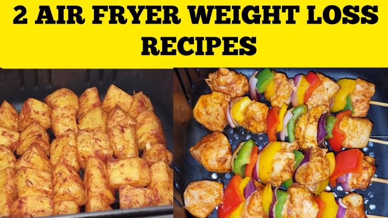 Healthy Air Fryer Recipes For Weight loss.Easy Chicken and Pineapple Skewers Recipes