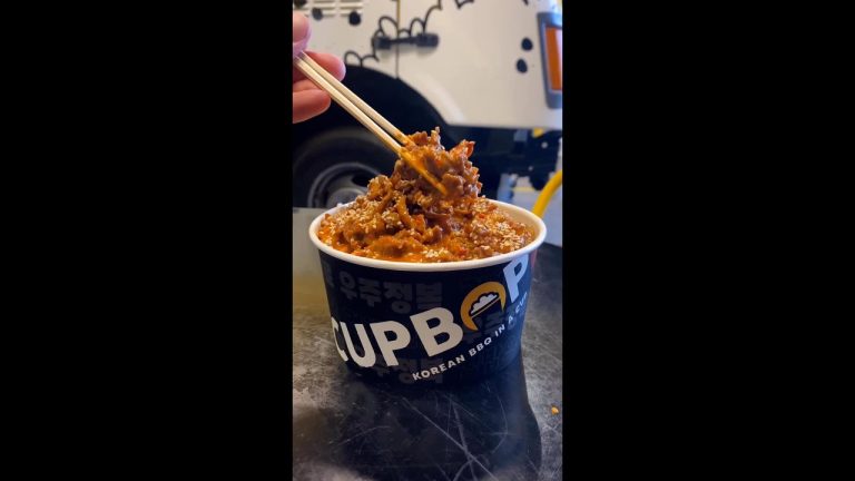 Korean BBQ in a cup!