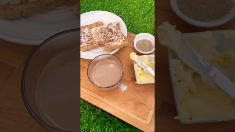 Bread और Butter की नई 2 Minute Recipe | Crispy Perfect Tea Time Snack  #shorts #shortsfeed