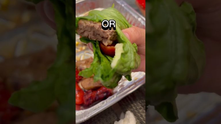 BBQ meat lettuce wraps