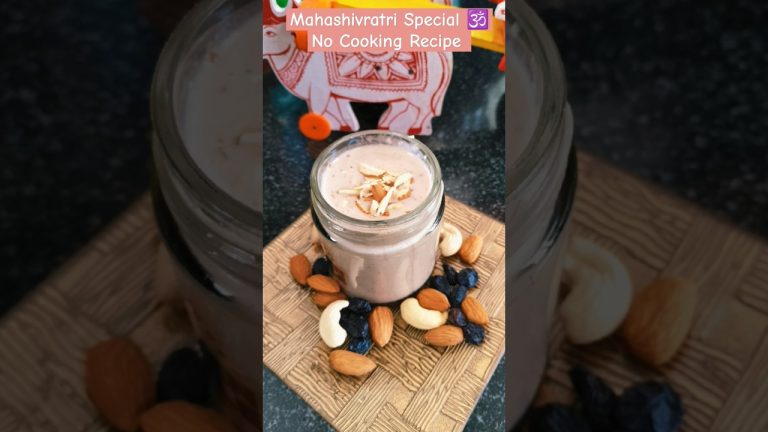 Must-Try Upwas Special #Smoothie Short Recipe