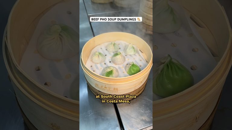 Beef Pho Soup Dumplings