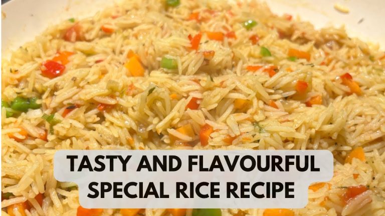 TRY THIS TASTY RICE RECIPE WITHOUT TOMATOE PASTE | fresh ingredients and vegetables