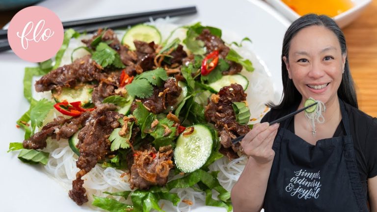 Lemongrass Beef Noodles Satisfies Takeout Cravings