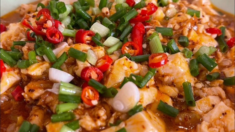 Home Cooking how to make Fried Dip Pork with Mapo Tofu and Tomatoes.