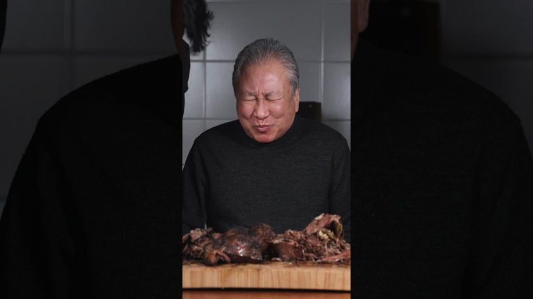 고기에 감동 받은 아빠 반응