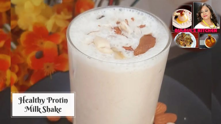 Protin Milk Shake | Healthy Banana Milkshake | Chana, Banana, khajoor Milkshake | Bulbuls kitchen